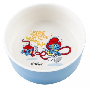 Tigela de Cerâmica para Cão e Gato 1500 ml - The Smurfs