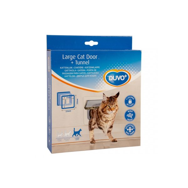 Porta Grande para Gato com Túnel