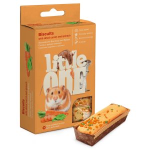 Biscoitos com Cenoura e Espinafres - Little One