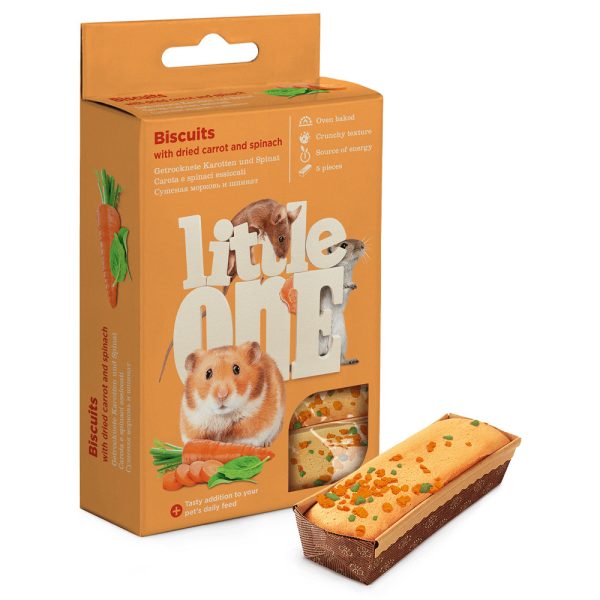 Biscoitos com Cenoura e Espinafres - Little One