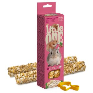 Sticks de Arroz Tufado e Nozes 2x55gr - Little One